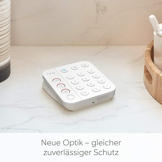 Ring Alarm Security Kit, 5-teilig (2. Gen.) von Amazon | Alarmanlage für dein Haus & Wohnung, Haustierfreundlich | Mit Tür-/Fensterkontakt, Bewegungsmelder, Signalverstärker | Funktioniert mit Alexa