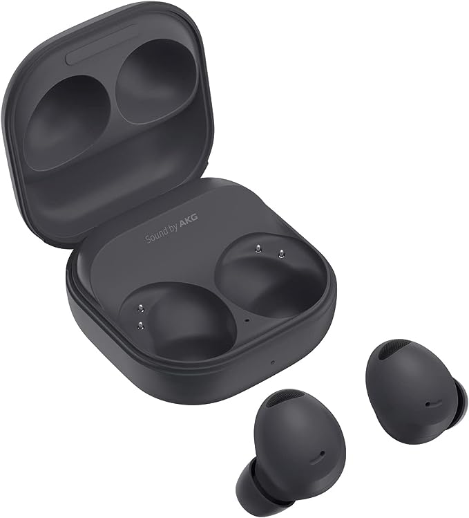 Samsung Galaxy Buds2 Pro, Kabellose Kopfhörer, Wireless Earbuds, ausdauernder Akku, 3 Mikrofone, 360°-Audio, 24 bit 2-Wege-Lautsprecher, Graphite