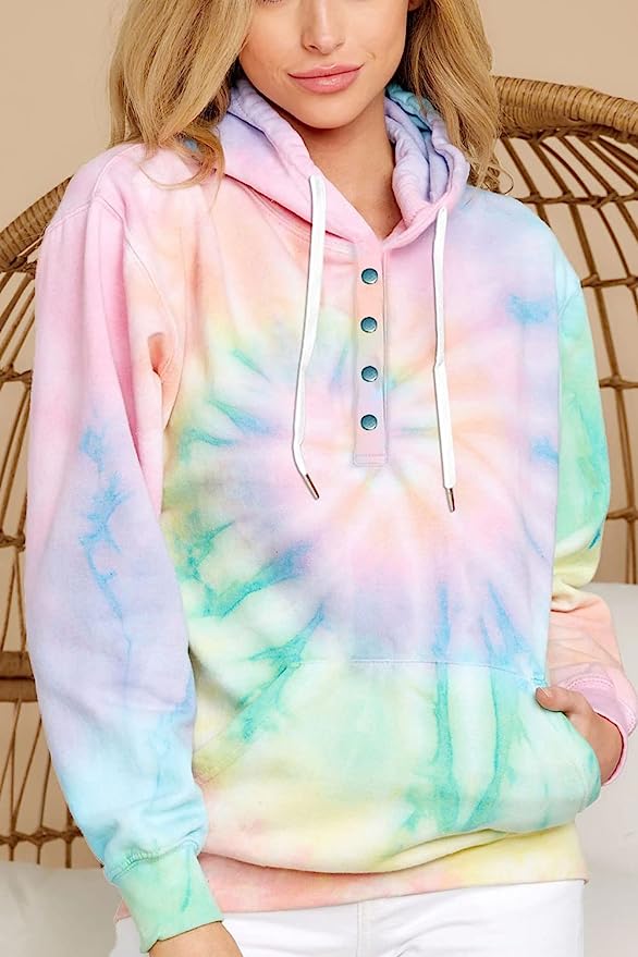 Mädchen Batik Pulli 12 - 18 Jahre  Nordgaming Look 