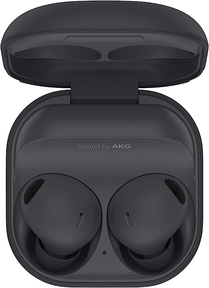 Samsung Galaxy Buds2 Pro, Kabellose Kopfhörer, Wireless Earbuds, ausdauernder Akku, 3 Mikrofone, 360°-Audio, 24 bit 2-Wege-Lautsprecher, Graphite