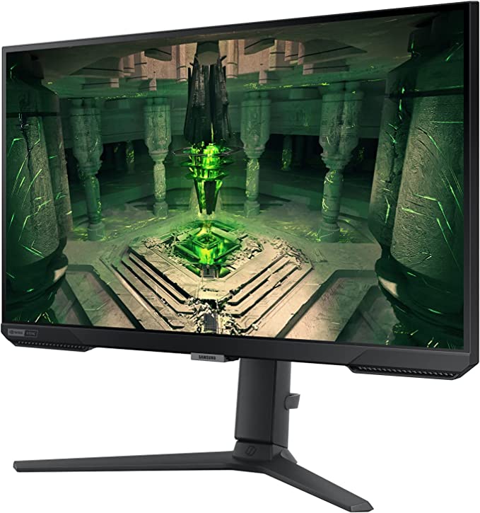 Samsung Odyssey G4B Gaming Monitor LS27BG400EU, 27 Zoll, IPS-Panel, Full HD-Auflösung, AMD FreeSync Premium, G-Sync kompatibel, 1 ms Reaktionszeit, Bildwiederholrate 240 Hz, Schwarz