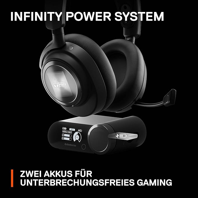 SteelSeries Arctis Nova Pro Wireless Xbox - Multi-System Gaming-Headset – Hi-Fi-Treiber – Active Noise Cancellation – Infinity Power System – Xbox, PC, PS5, PS4, Switch, Smartphone