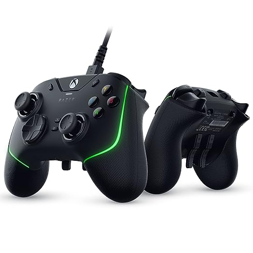 Razer Wolverine V2 Chroma Wired Gaming Pro Controller für Xbox Series X|S, Xbox One, PC: RGB-Beleuchtung, Remappable Buttons & Trigger, Mecha-Tacti