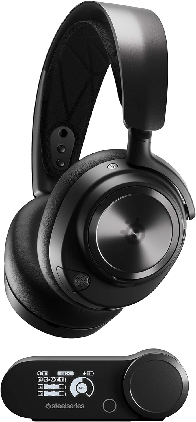 SteelSeries Arctis Nova Pro Wireless Xbox - Multi-System Gaming-Headset – Hi-Fi-Treiber – Active Noise Cancellation – Infinity Power System – Xbox, PC, PS5, PS4, Switch, Smartphone